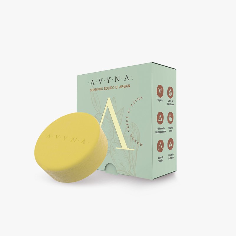 SHAMPOO SOLIDO DI ARGAN 80 GR